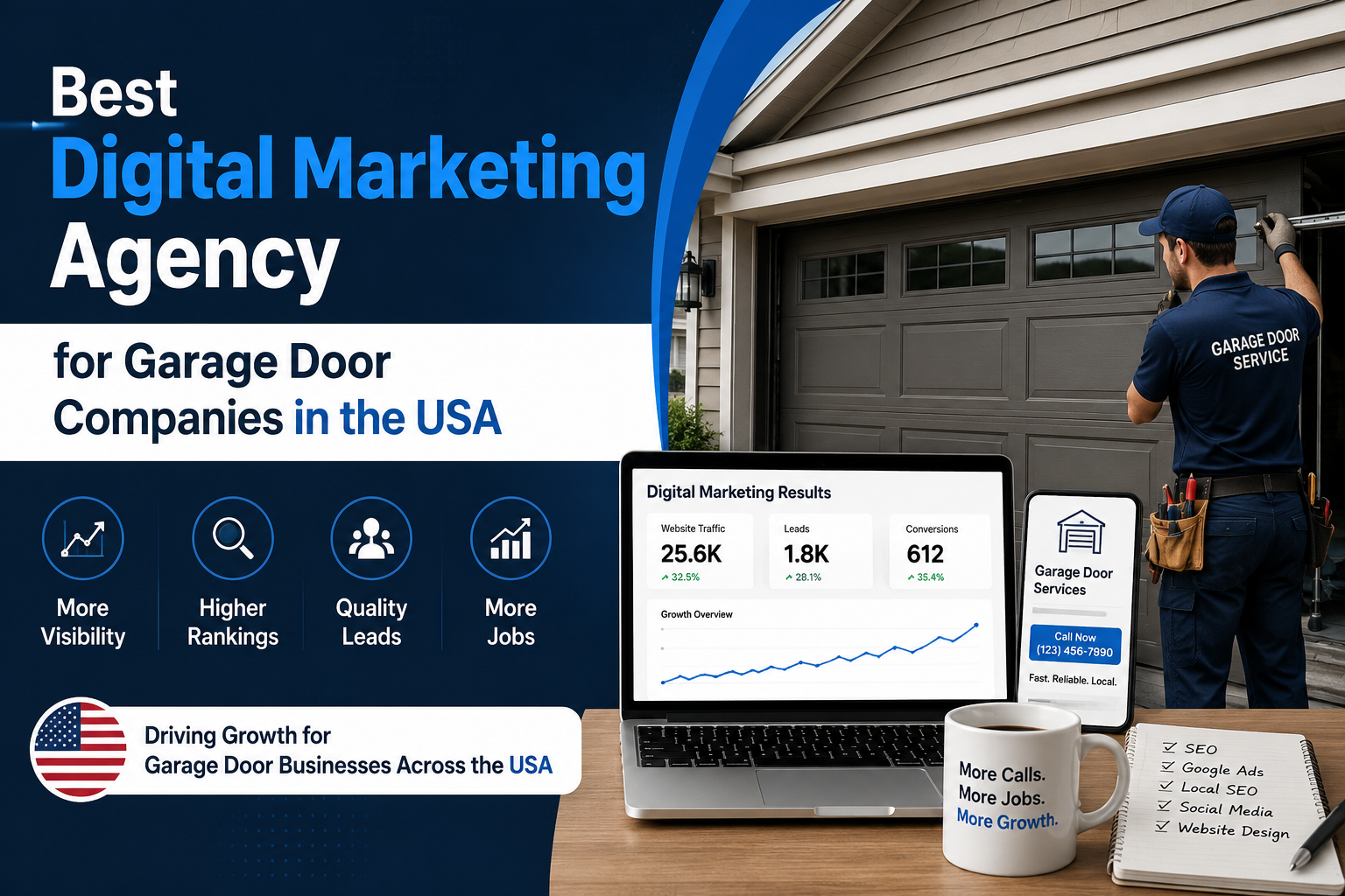 Best Digital Marketing Agency for Garage Door Companies in the USA