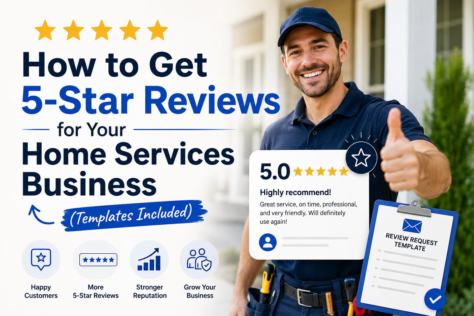How to Get 5-Star Reviews for Your Home Services Business