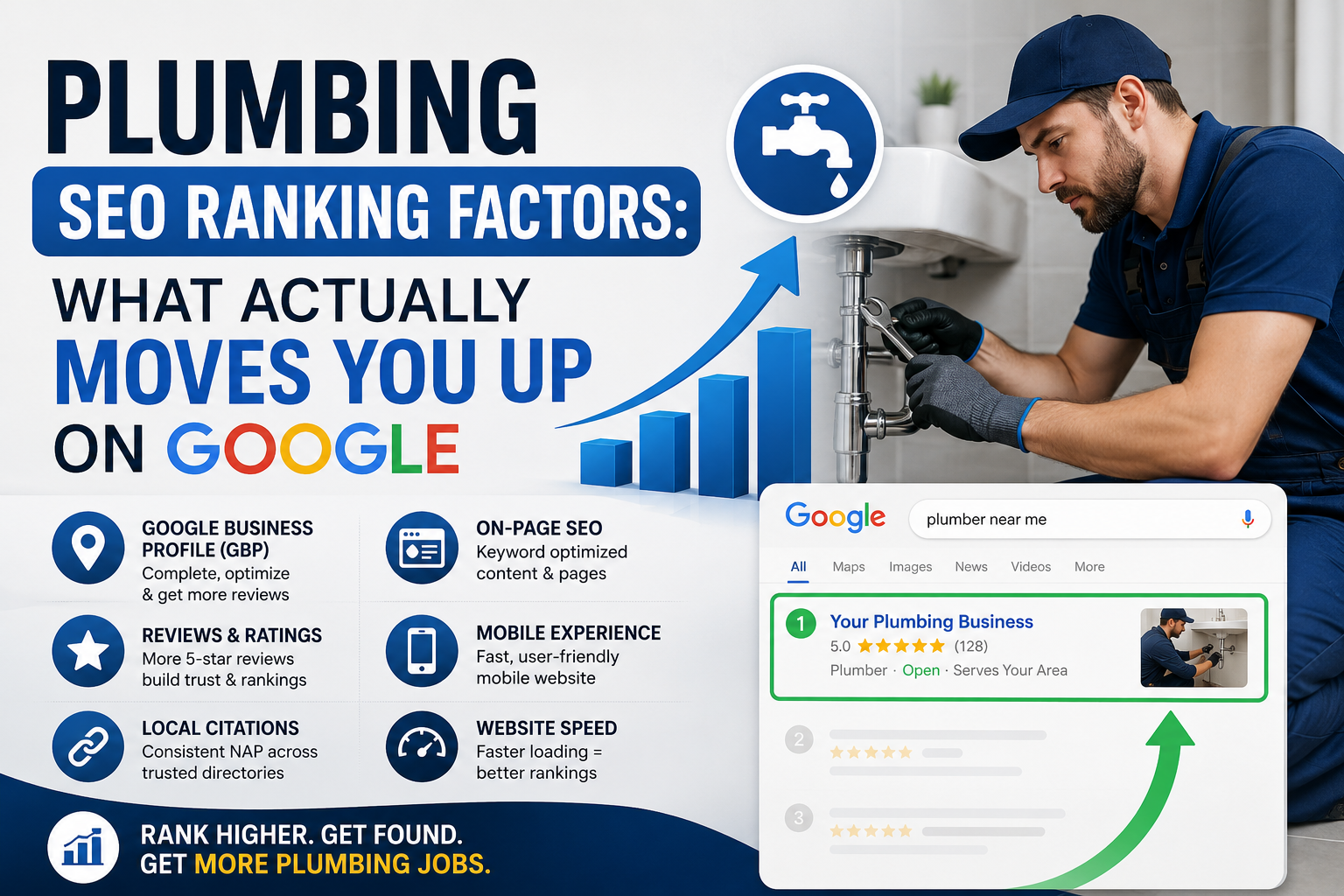 Plumbing SEO Ranking Factors: What Actually Moves You Up on Google