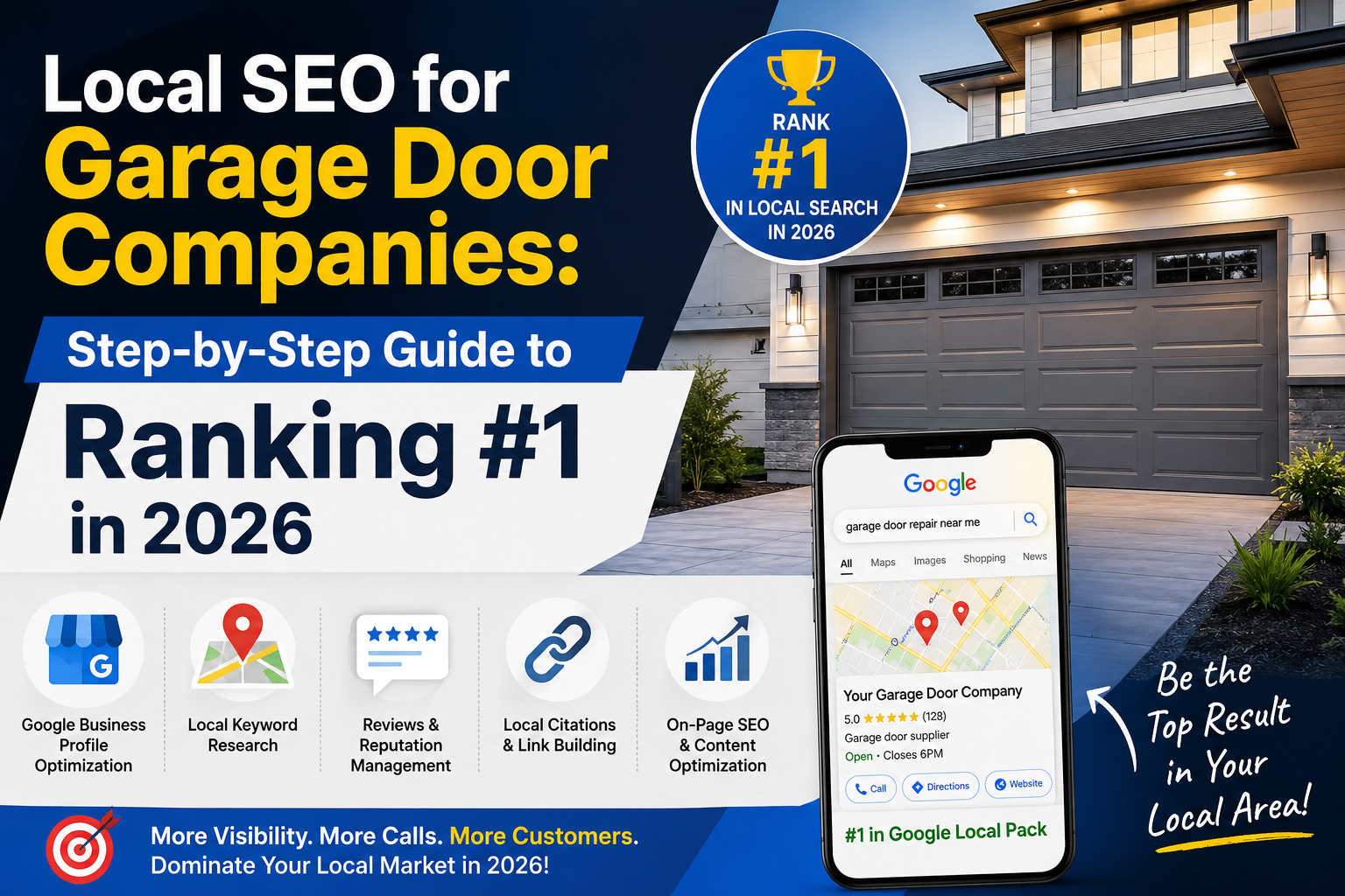 Local SEO for Garage Door Companies Step by Step Guide to Ranking #1 in 2026 VDvibe Marketing Agency