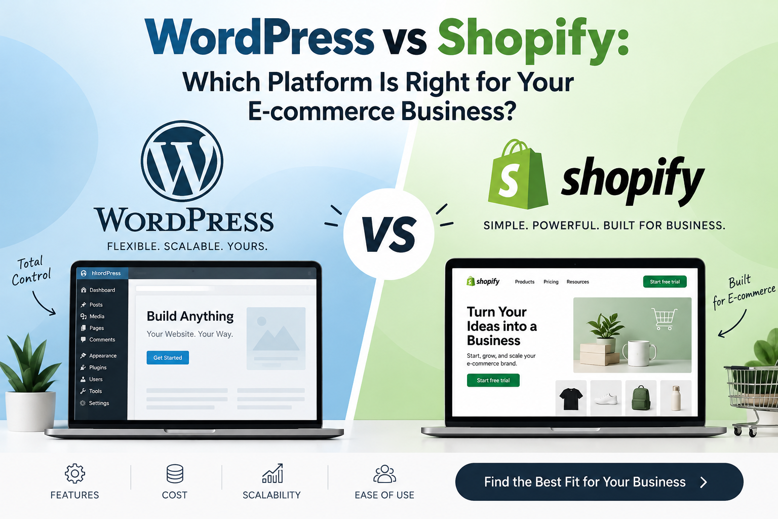 WordPress vs Shopify Which Platform Is Right for Your E commerce Business Vdvibe Marketing